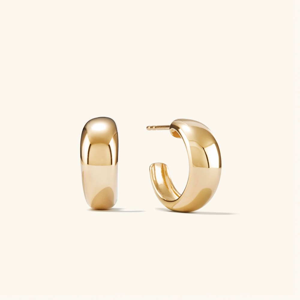 Mejuri D?me Hoops - Gold Vermeil Canada Store