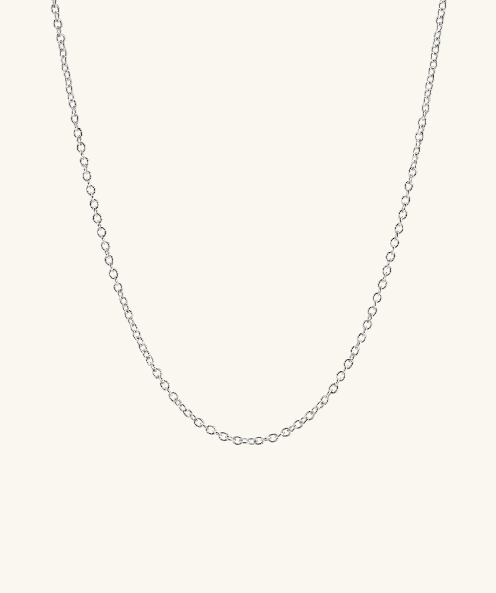 Mejuri Cable Chain Necklace - Sterling Silver Canada Store