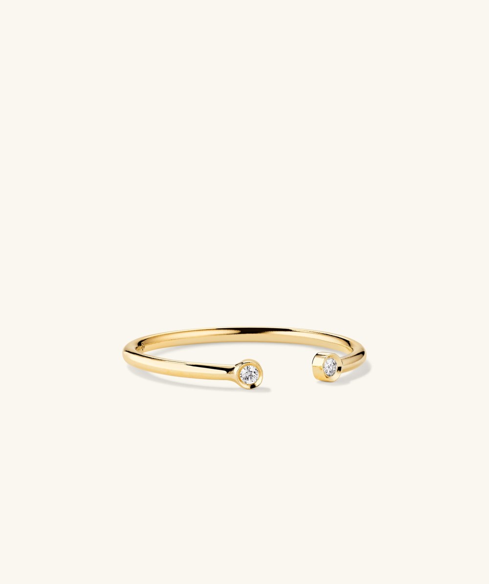 Mejuri Diamonds Open Ring - 14k Yellow Gold Canada Store