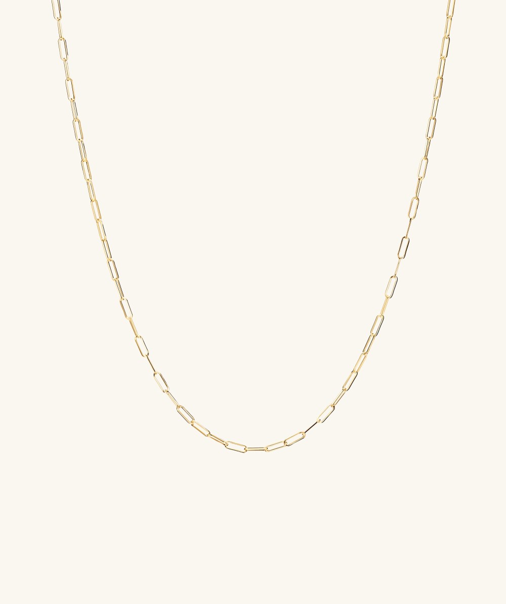 Mejuri Boyfriend Bold Chain Necklace - 14k Yellow Gold Canada Store