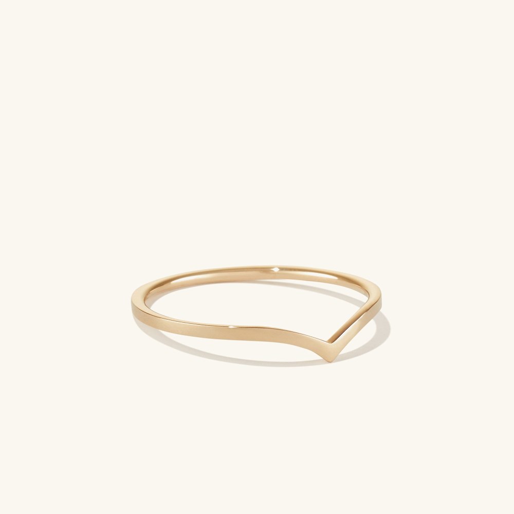 Mejuri Wishbone Ring - 14k Yellow Gold Canada Store