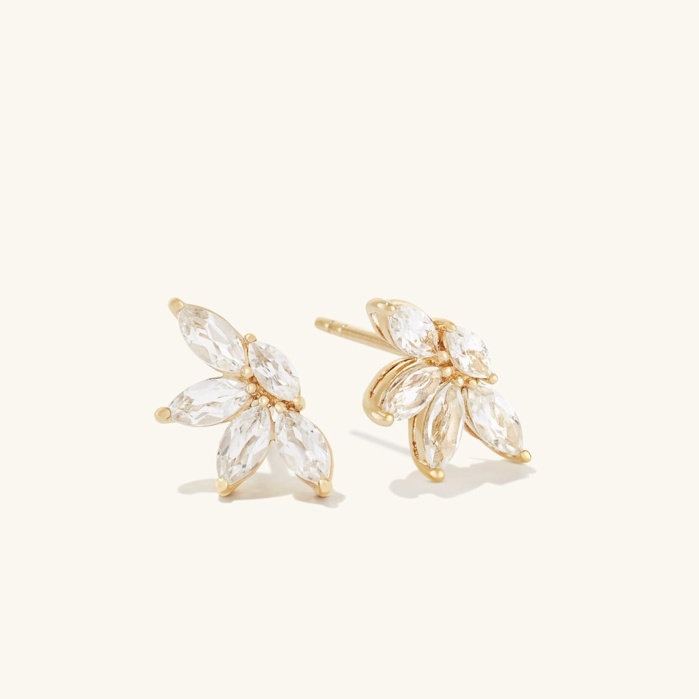 Mejuri Marquise Topaz Earrings - Gold Vermeil Canada Store