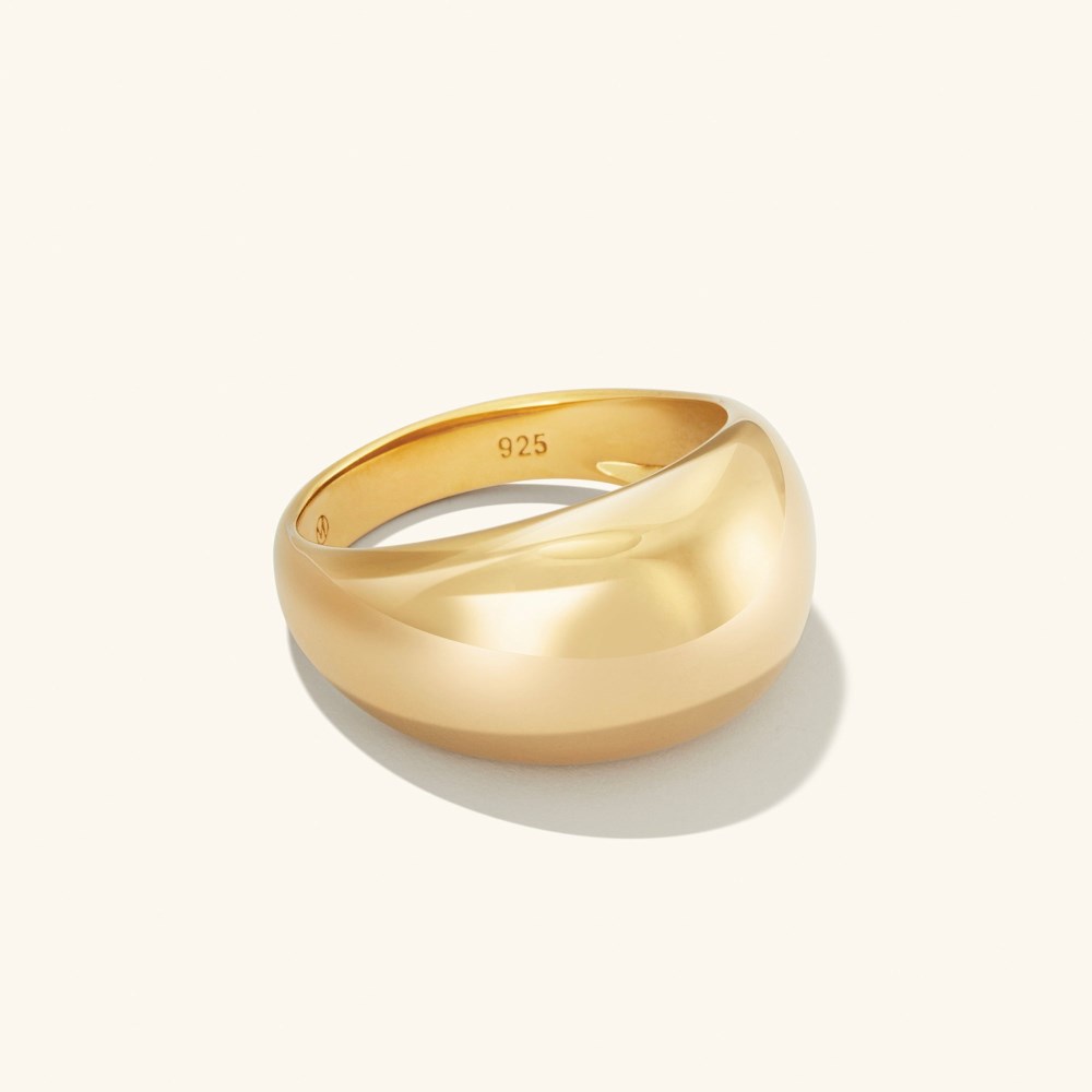 Mejuri D?me Ring - Gold Vermeil Canada Store