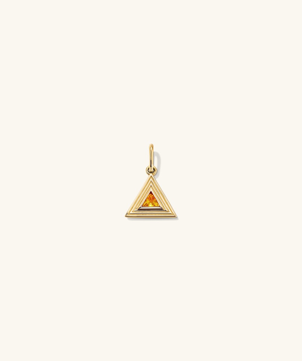 Mejuri Triangle Element Charm - 14k Yellow Gold Canada Store