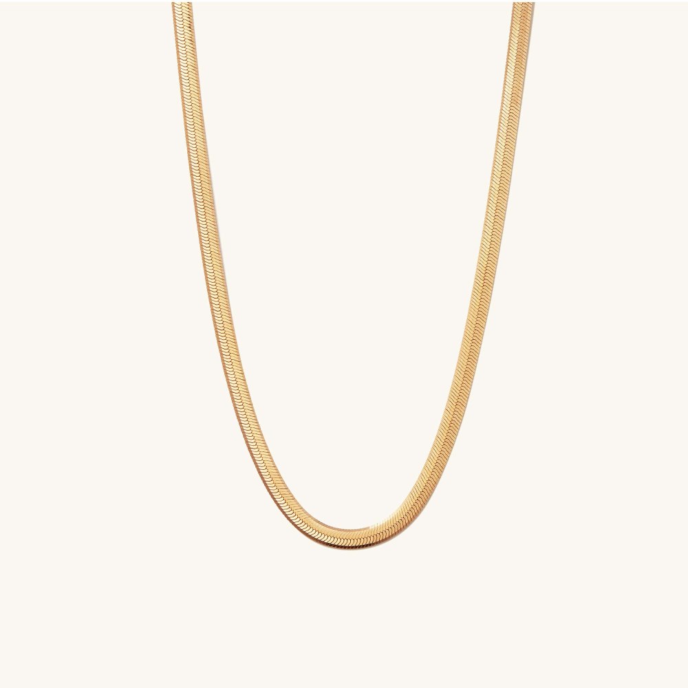 Mejuri Bold Herringbone Chain Necklace - Gold Vermeil Canada Store  Mejuri Bold Herringbone Chain Necklace - Gold Vermeil Canada Store
