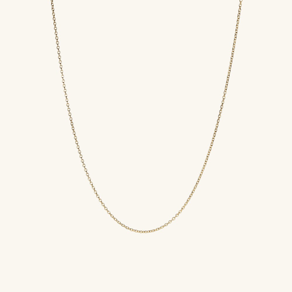 Mejuri Cable Chain Necklace - 14k Yellow Gold Canada Store