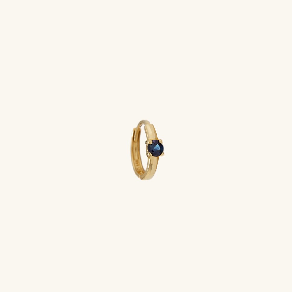 Mejuri Single Colored Mini Hoop - 14k Yellow Gold Canada Store