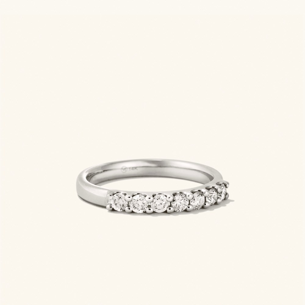 Mejuri Bold Diamond Half Eternity Ring - 14k White Gold Canada Store