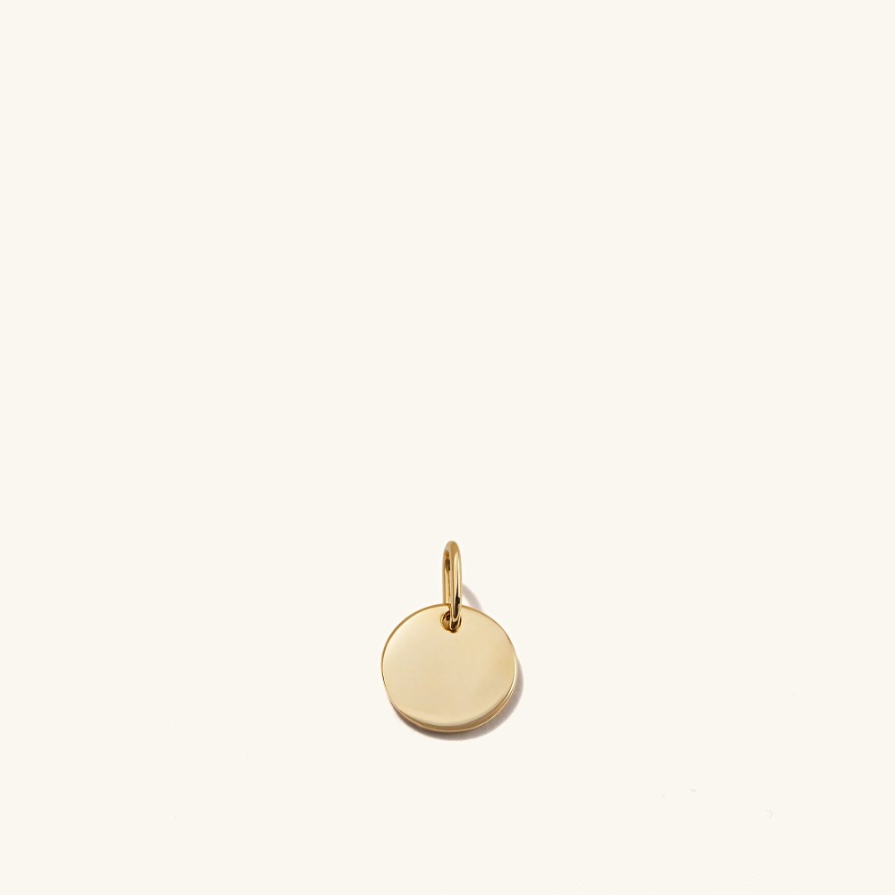 Mejuri Engravable Charm - 14k Yellow Gold Canada Store