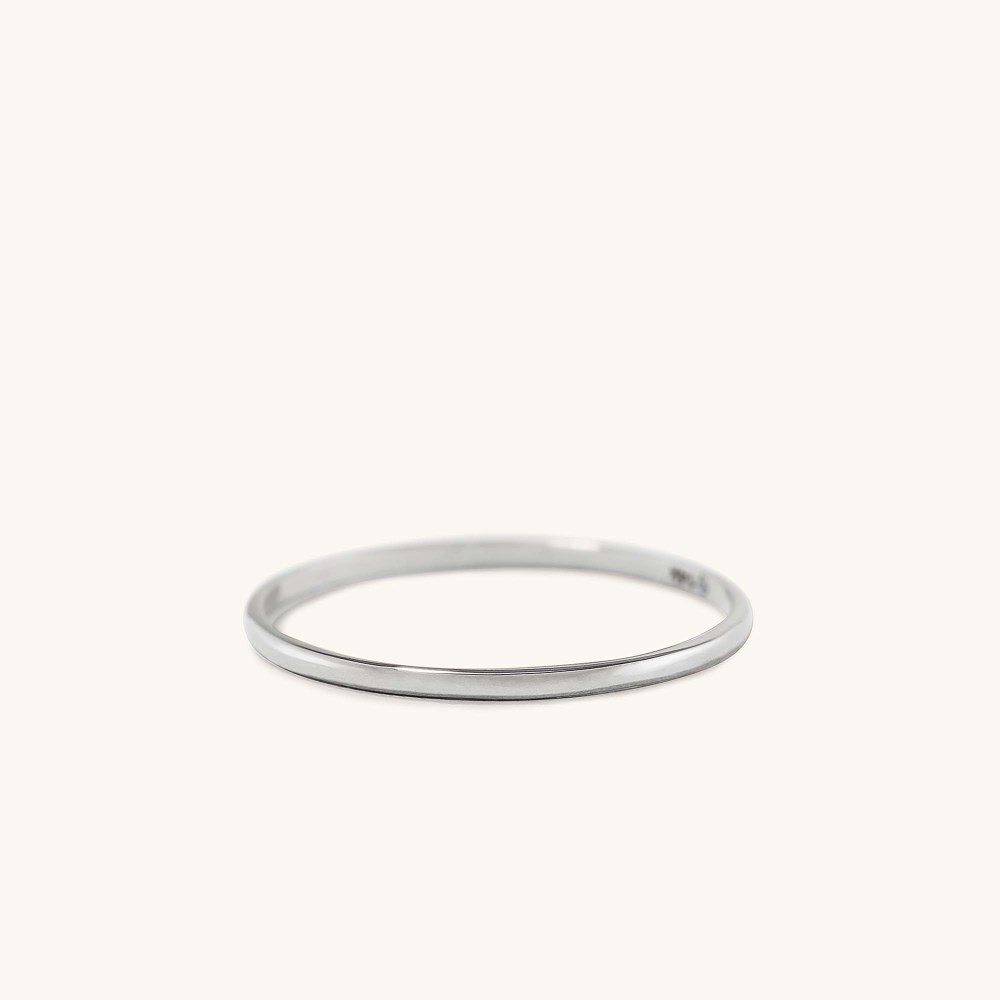 Mejuri Stacker Ring - 14k White Gold Canada Store