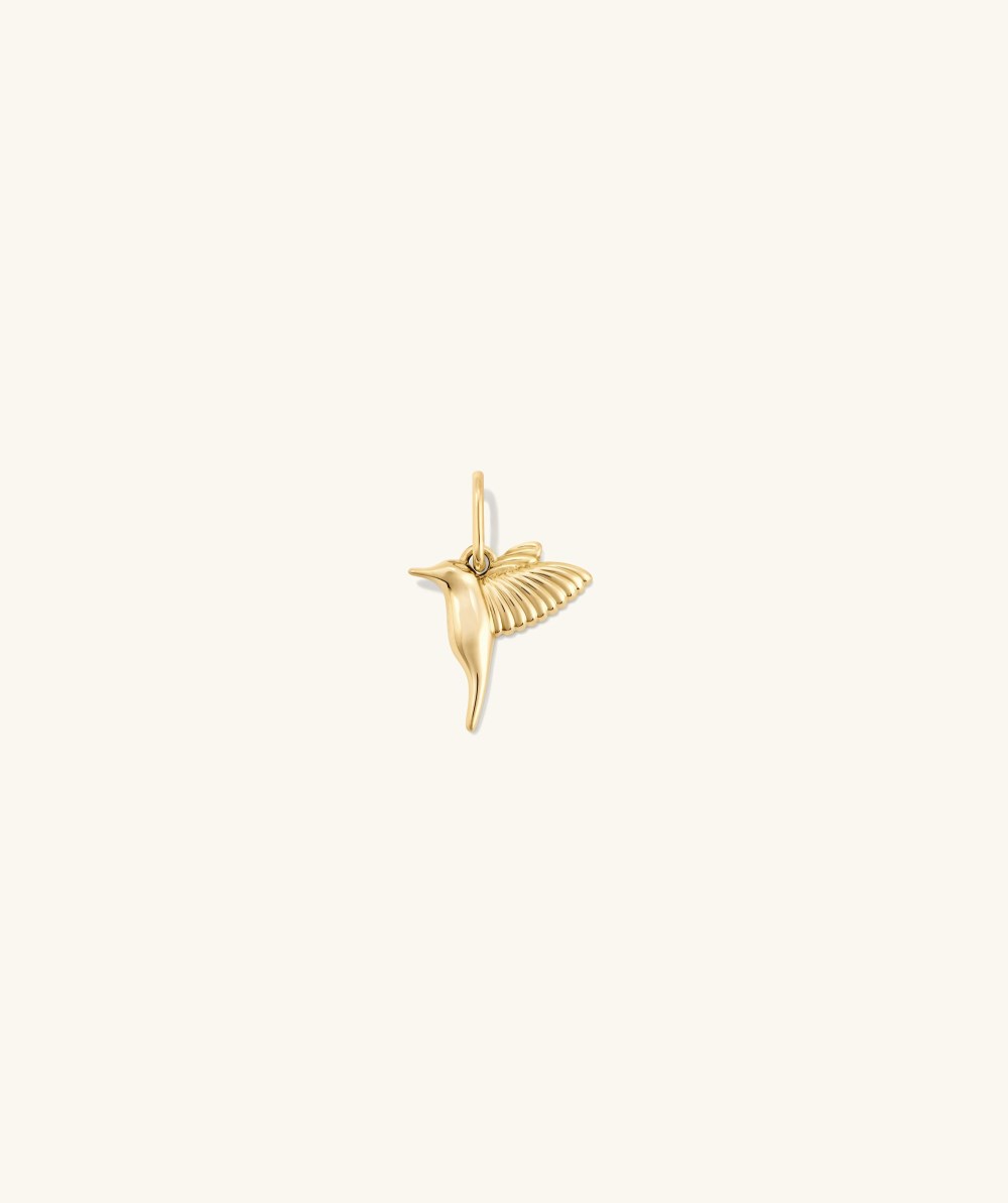 Mejuri Hummingbird Charm - 14k Yellow Gold Canada Store