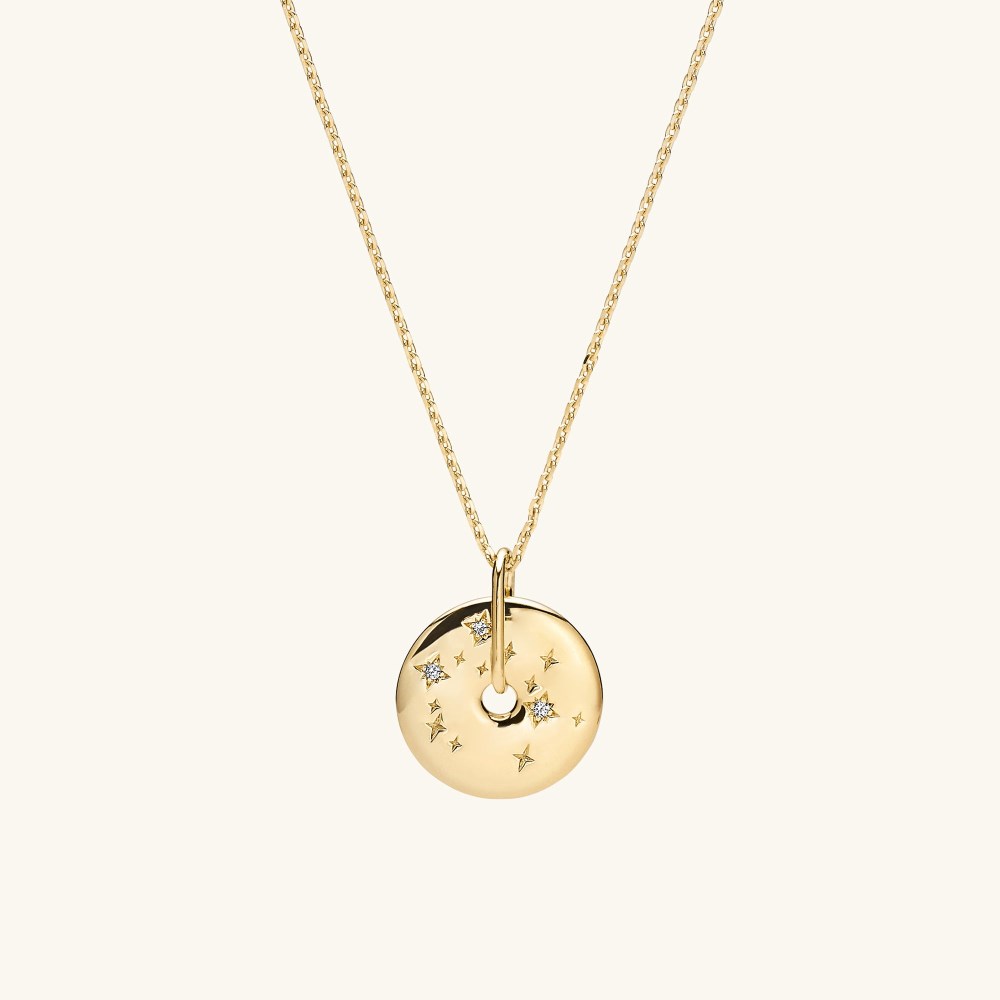 Mejuri Zodiac Pendant Necklace - Gold Vermeil Canada Store